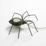 Beautiful Italian Mid Century Modern "Spider" wall lamp made of metal