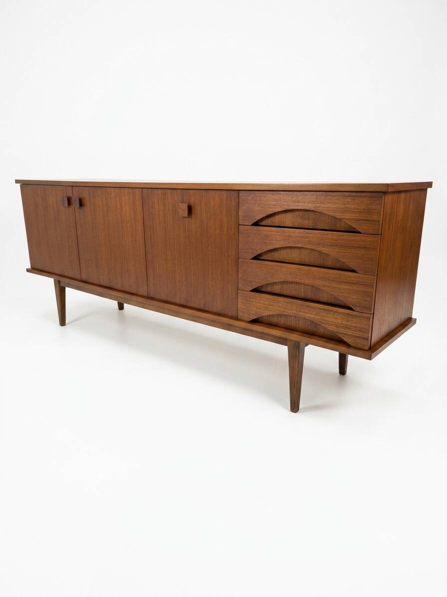 Scandinavian teak sideboard from the 1960s.