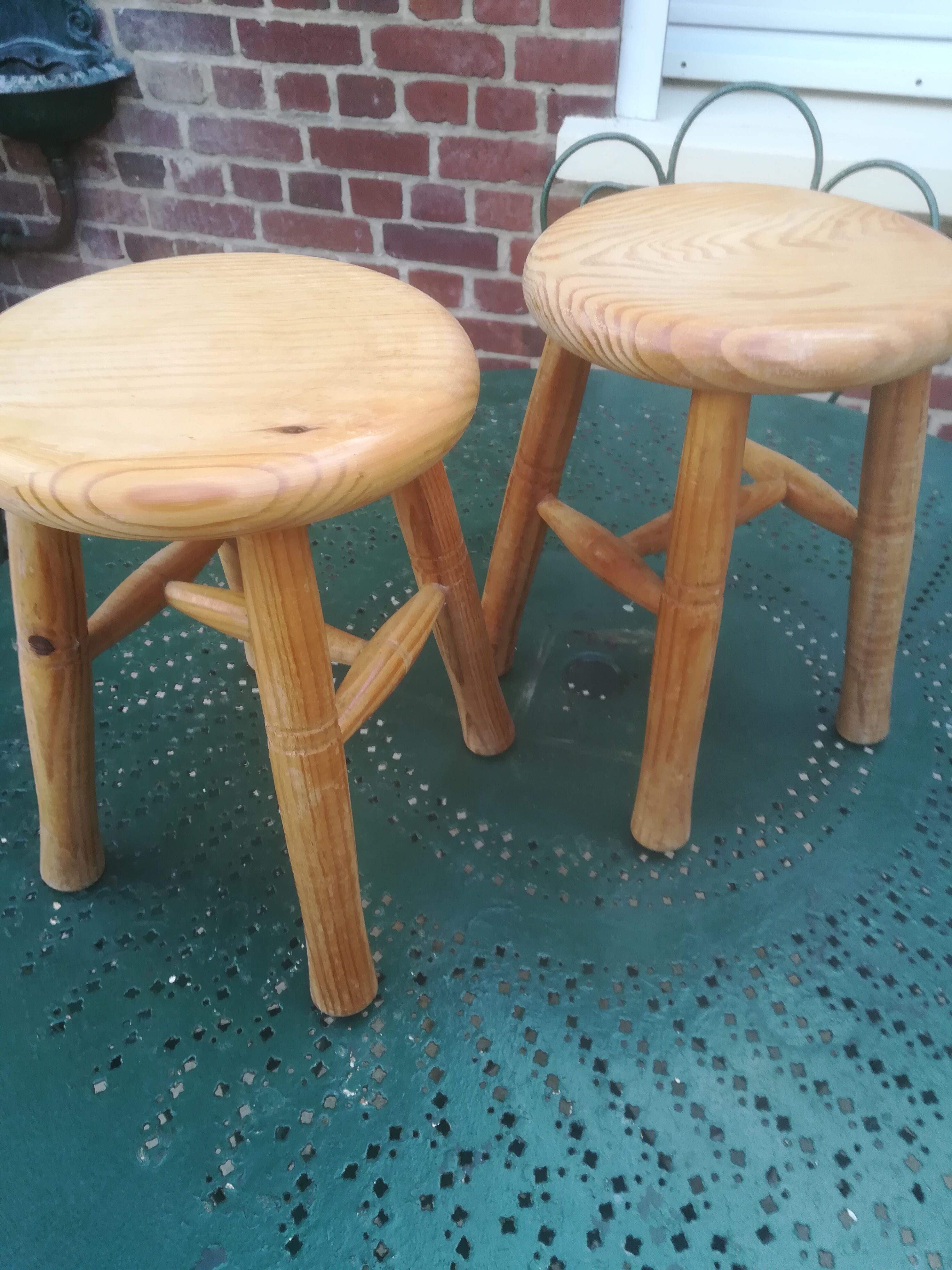 Pair of milking stools