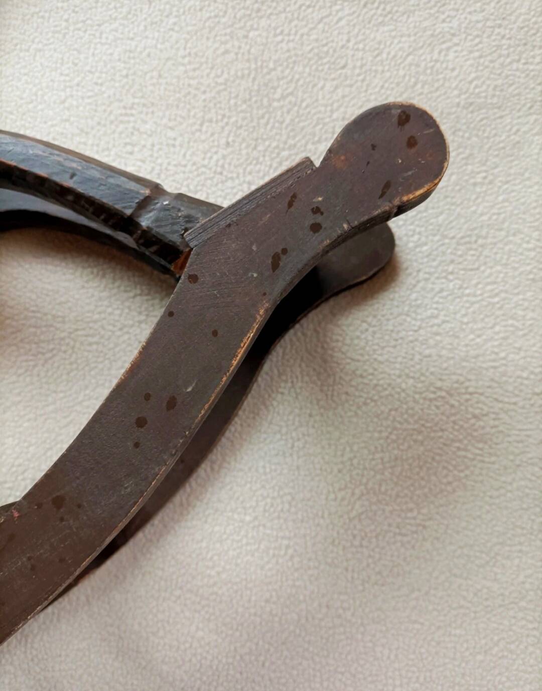 Retro wooden rocking horse