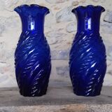 Pair of glass vases