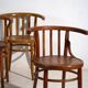 Ensemble de quatre chaises style Thonet en bois courbé – Europe centrale, vers 1920