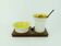 very rare danish modern SERVING SET laurids lonborg ceramic and wood 1960s