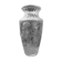 Old large molded glass vase with thistle decoration