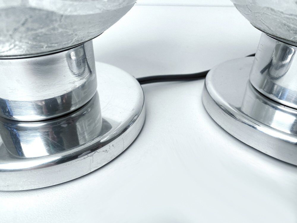 Pair Vintage Space Age Table Lamps from Doria