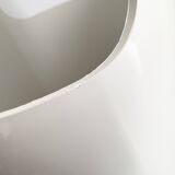 Kartell Gino Colombini white plastic umbrella stand from the 70s