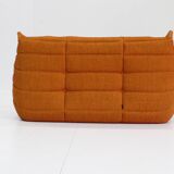 Ligne Roset Togo 2 seater sofa orange by Michel Ducaroy