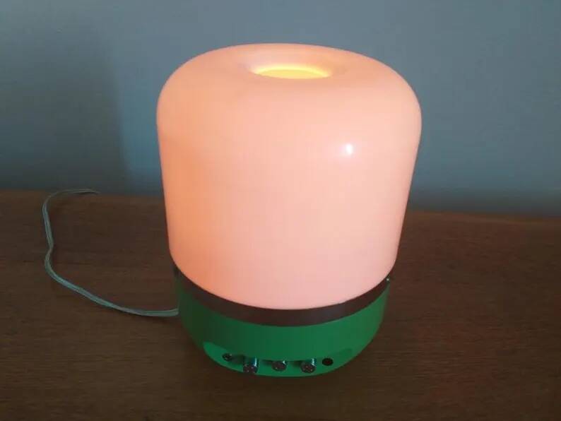 Midcentury Table Lamp, Space Age, Europhon, Design Adriano Rampoldi, Italy, 1970