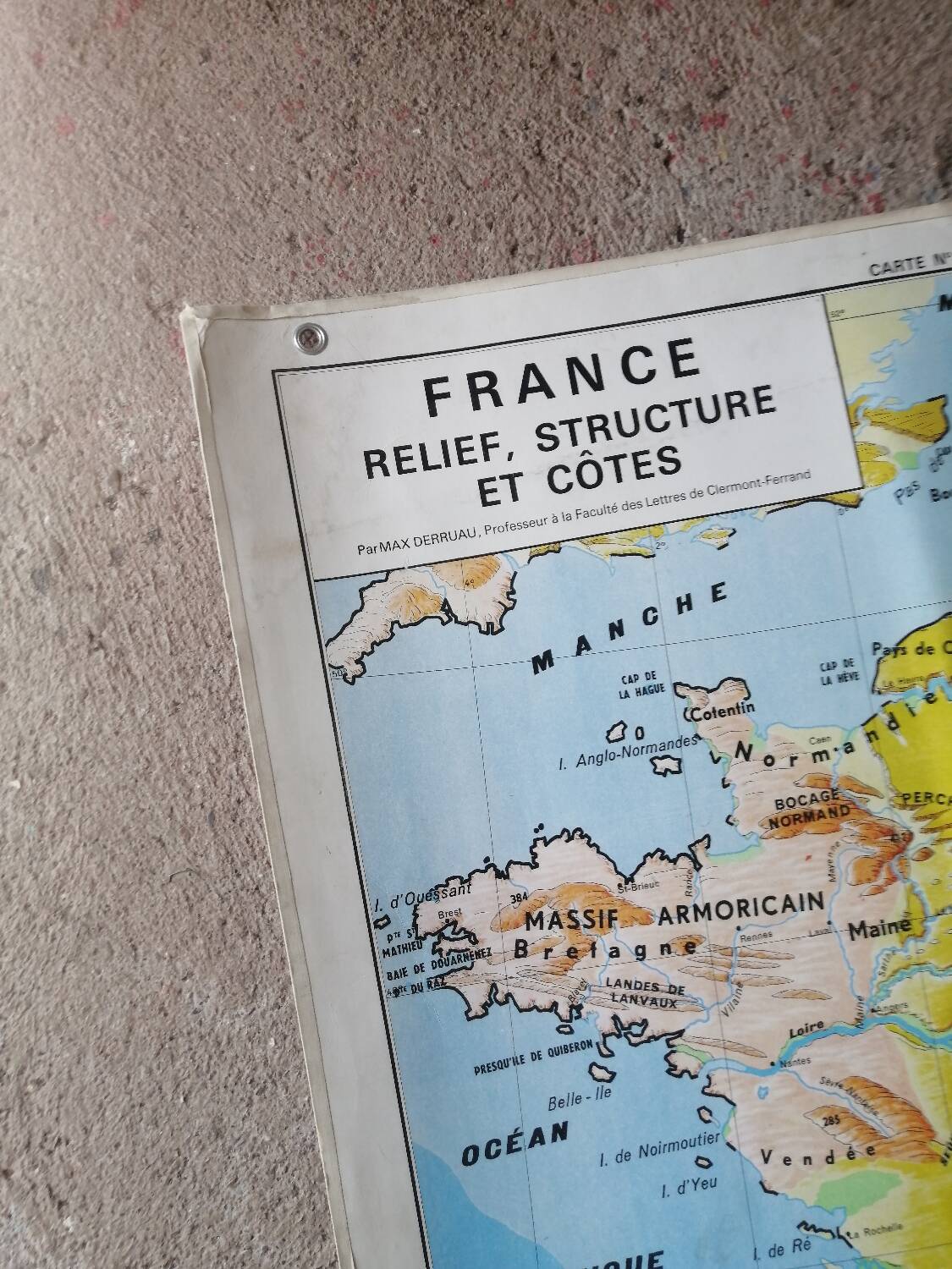 Old school map france ed. hatier armand colin