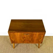 1960s walnut vintage sideboard