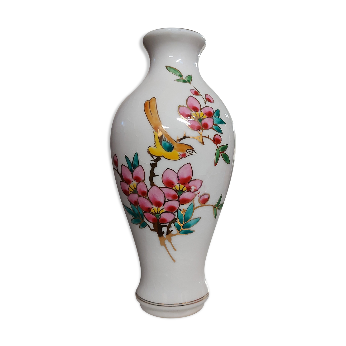 White ceramic vase