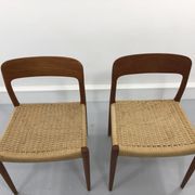 Danish Teak 56 chairs by Niels Otto Møller for J. L. Møllers