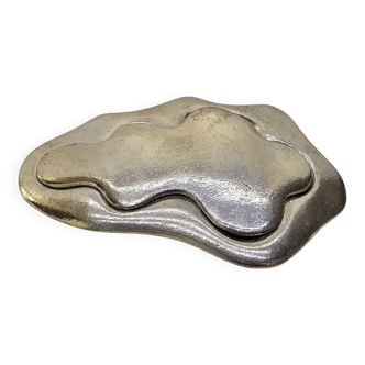 Aluminum sculpture by Paul Oudet for Claude de Muzac