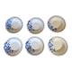 Hollow plates ceranord saint amand blue flower