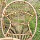 4 "shell" rattan armchairs 1960's