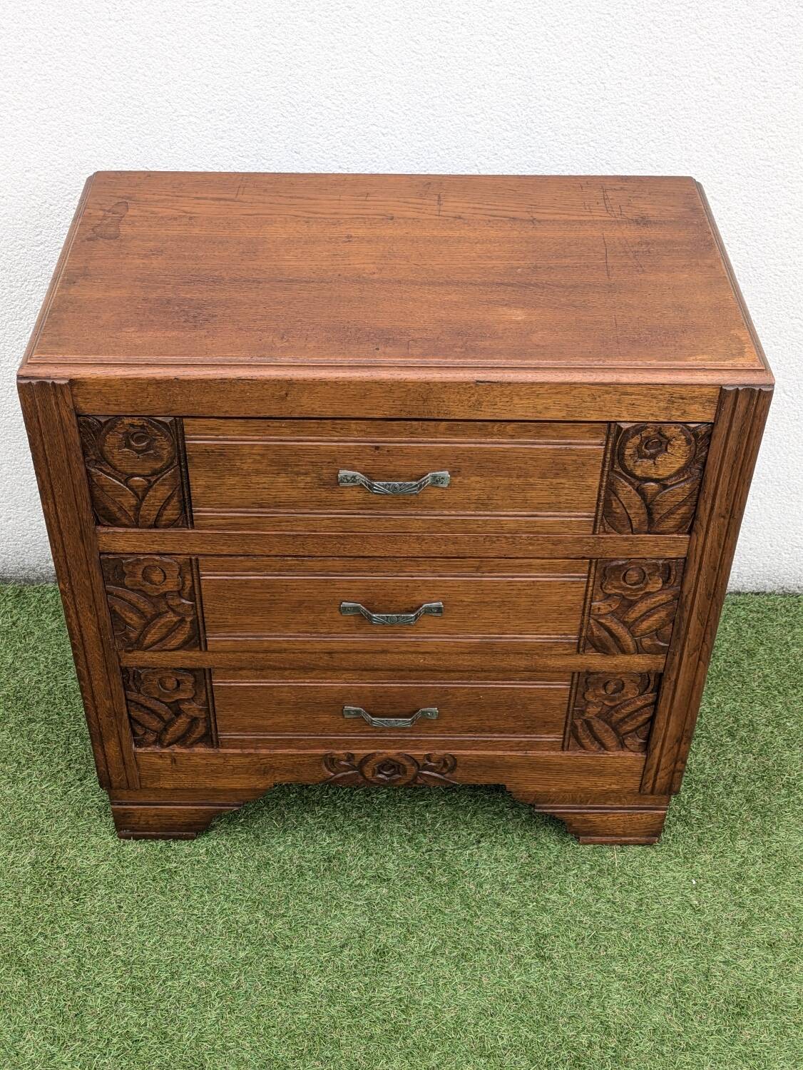 Small Art Deco chest of drawers, vintage 1930