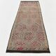 Blue Cream Persian Kilim Runner Rug, 95x313Cm