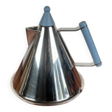 Postmodern German stainless steel kettle by Fissler, 1980s.