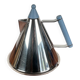 Postmodern German stainless steel kettle by Fissler, 1980s.