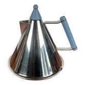 Postmodern German stainless steel kettle by Fissler, 1980s.