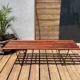50s slatted bench by Robin Day for Hille