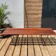 50s slatted bench by Robin Day for Hille