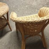 Children's rattan lounge
