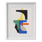 Framed Abstract Collage