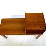 Teak telephone bench, Sweden, 1960