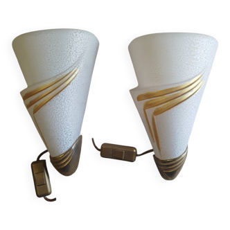 Pair of wall lights Diana Kasinski known from the year 1970.