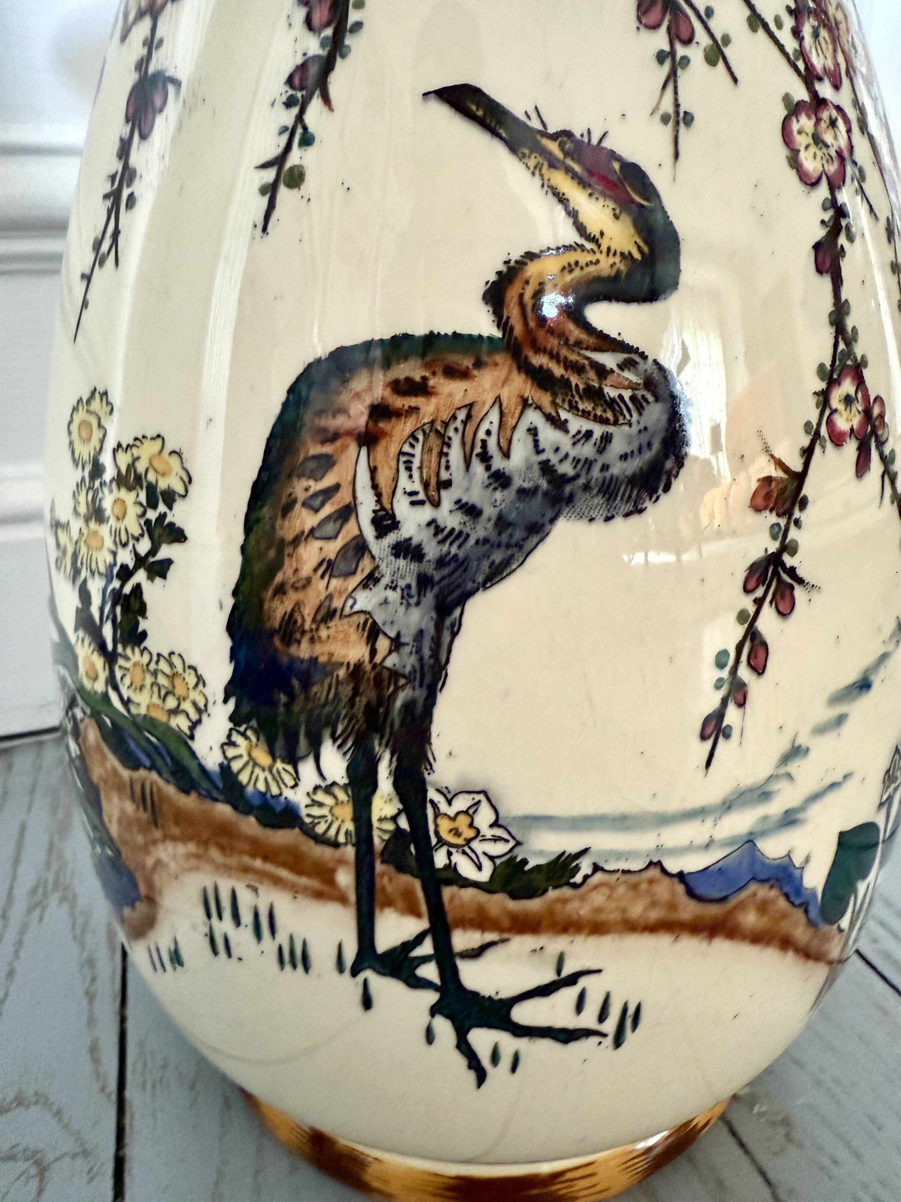 Félix Bracquemond Vase or pitcher Egyptian model by Creil & Montereau