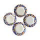 Set of 4 flat plates Moulin des Loups and Orchies model Canada