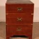 small marine or military chest of drawers in mahogany - 19th century