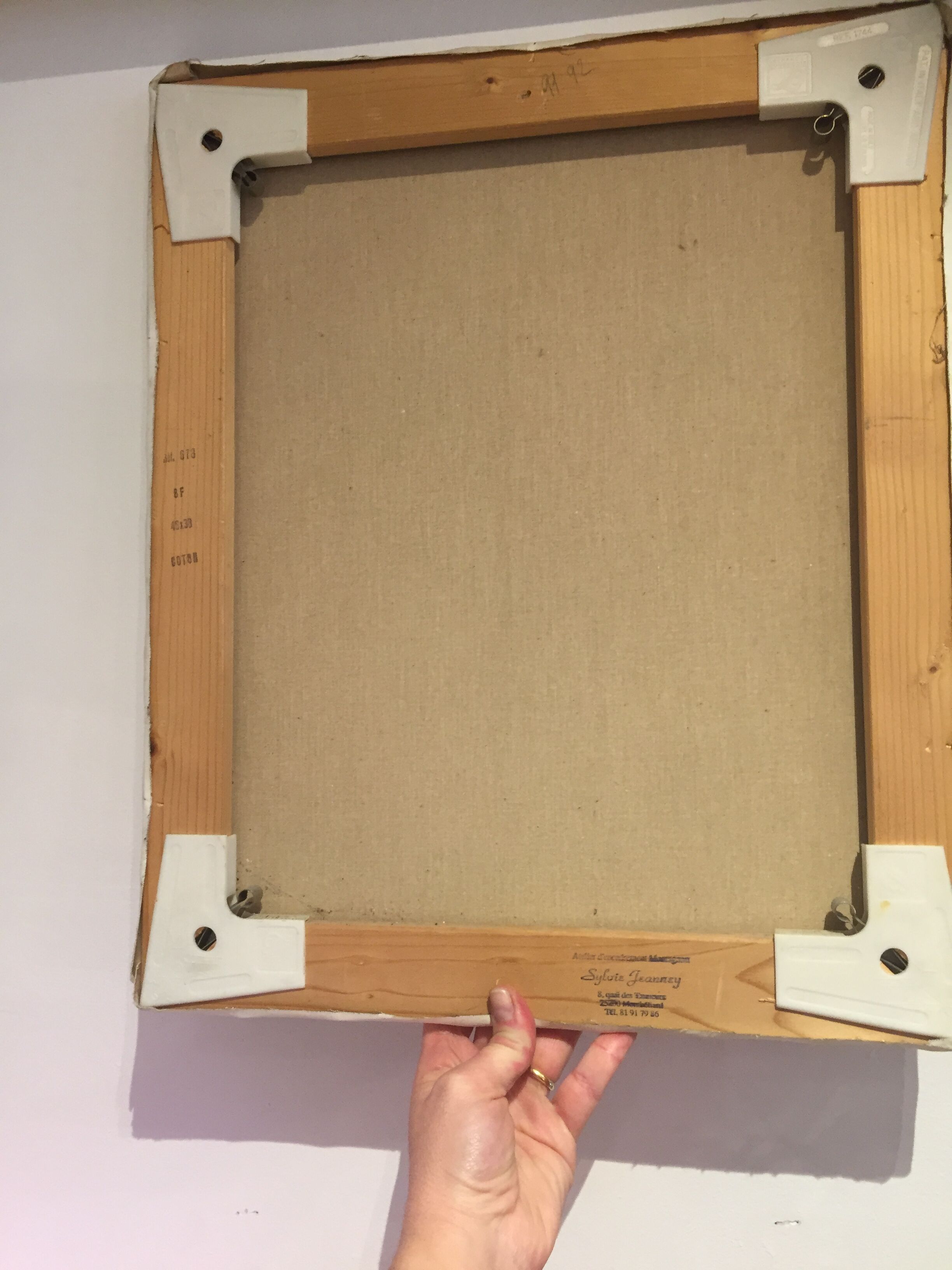 Canvas bouquet of tulips R.Jeunot