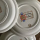 Set of 5 vintage plates Cheeses from France Saint Amand