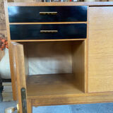 Oak buffet enfilade