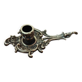 Antique gilded bronze candlestick