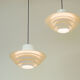 Nordisk Solar set of two hanging lights by Sven Middelboe