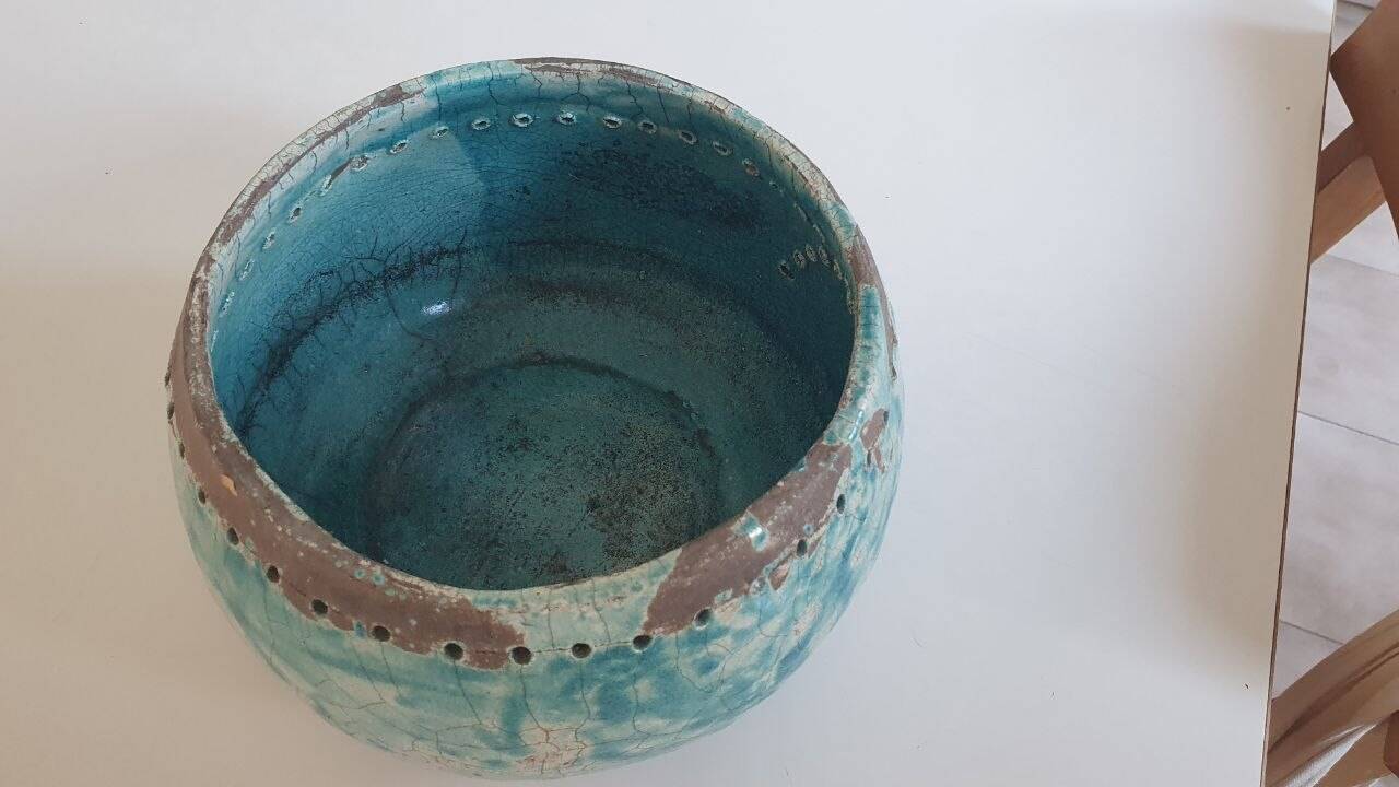 Vasque, vide-poche, saladier métal et céramique