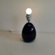 Small Table lamp in dark blue ceramic, made by Søholm ceramics Denmark.