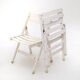 Ensemble de 6 chaises de jardin pliantes par Reguitti, années 1970.