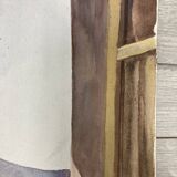 Watercolor mountain landscape