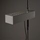 Adjustable perforated shade floor lamp