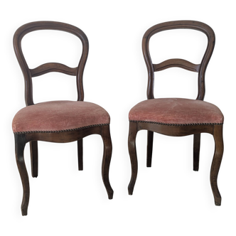 Paire de chaise style Louis Philippe