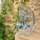 Vintage transparent salad bowl