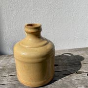 Antique glazed terracotta jug vase