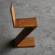 Gerrit Rietveld Zig Zag chair by G.A.v.d. Groenekan, The Netherlands 1960s