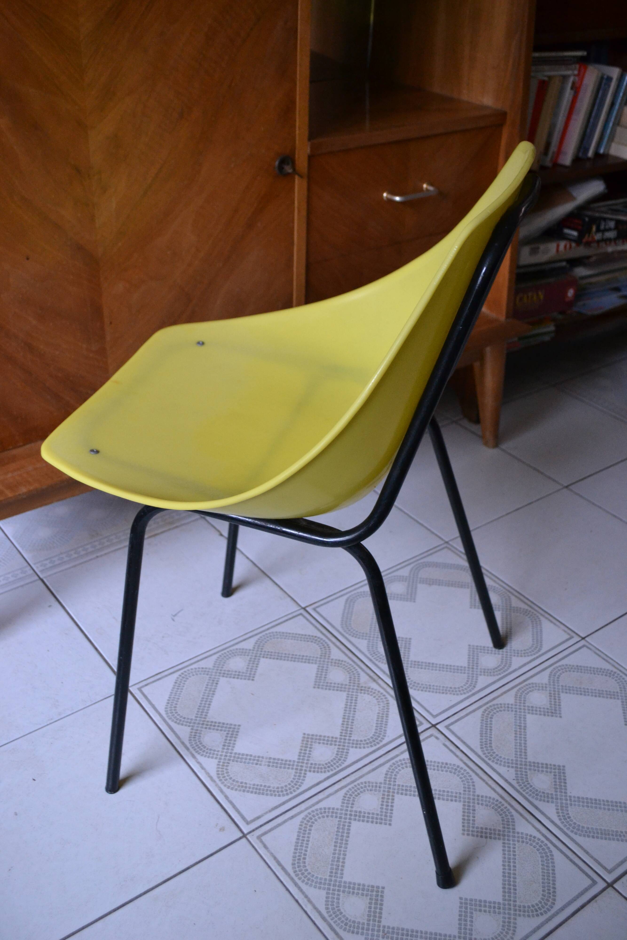 Shell chair by Pierre Guariche Meurop 60s