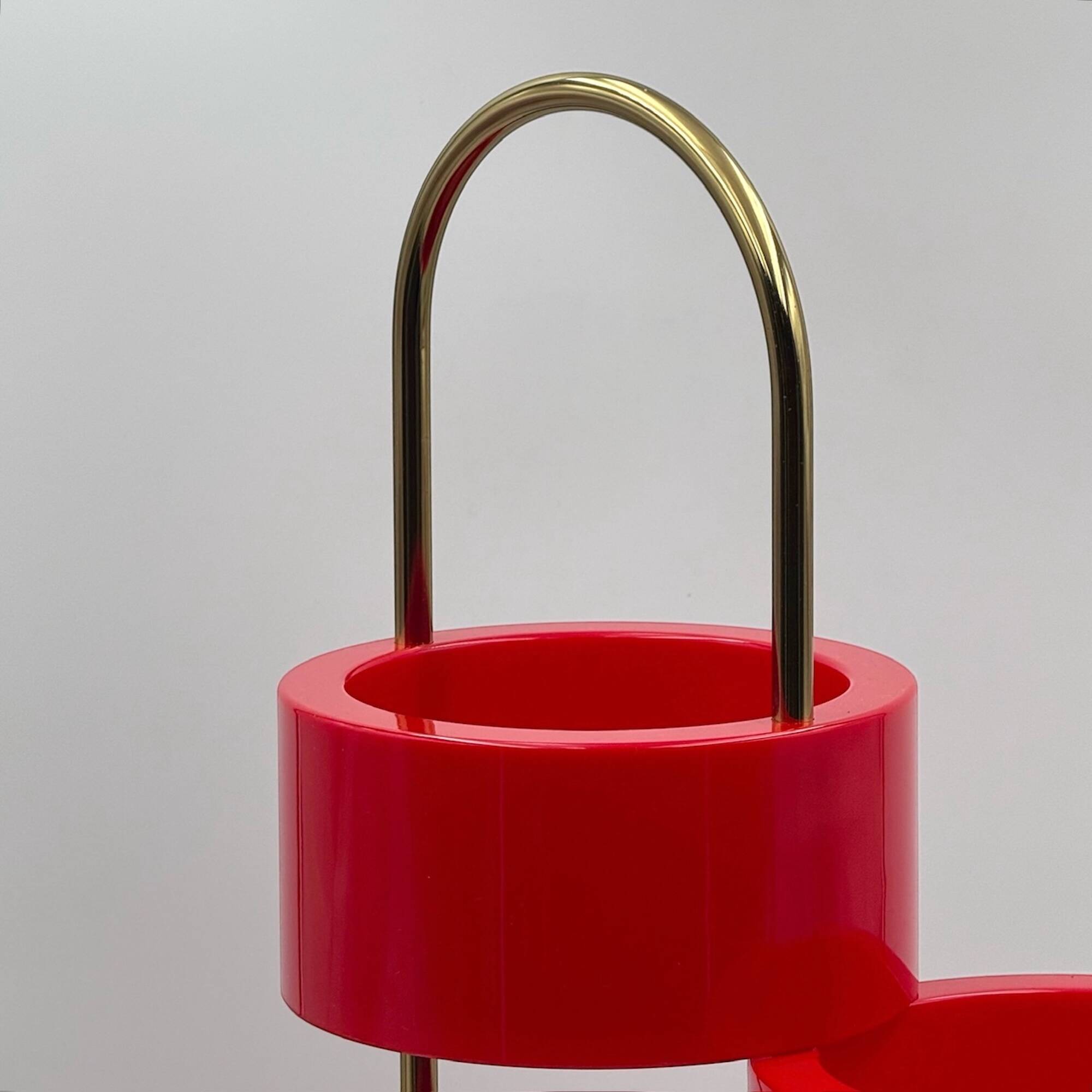 Mid Century Floor or Table Etagere by MB Italy, 1970s
