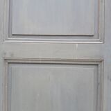 Ancienne porte de communication moulurée